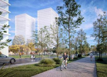 Render proyecto urbano en ex predio de la Facultad de Veterinaria