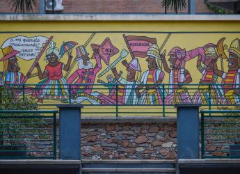 Mural en ex conventillo Cuareim 1080