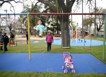 Inauguración de obras en Plaza de deportes Nº 6 «25 de Mayo» 