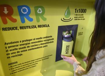 Proceso de reciclaje de aceite doméstico