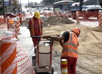 Obras en túnel Avenida Italia