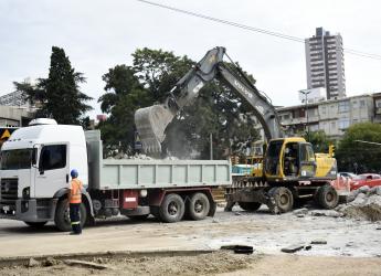 Obras en túnel Avenida Italia