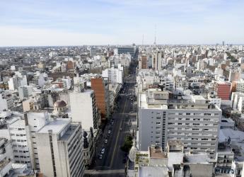 Vista aérea de Montevideo  