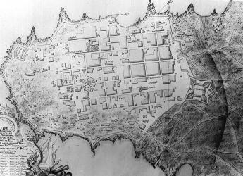 Mapa de Montevideo colonial