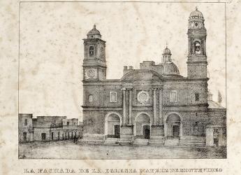 Fachada de la Iglesia Matriz de Montevideo