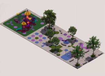 Espacio infantil en el Parque Andalucía