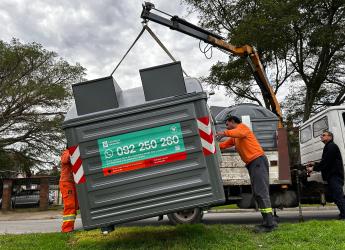 Nuevos contenedores en barrio Punta Gorda