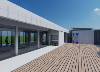 Render del proyecto Escuela de canotaje Santiago Vázquez