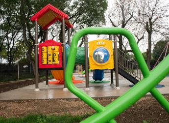 Obra de presupuesto participativo en el entorno del SACUDE