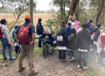 Senderismo inclusivo en el Parque Lecocq