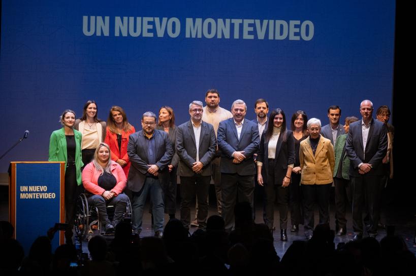 Presentación del equipo de gobierno de la intendencia de Montev