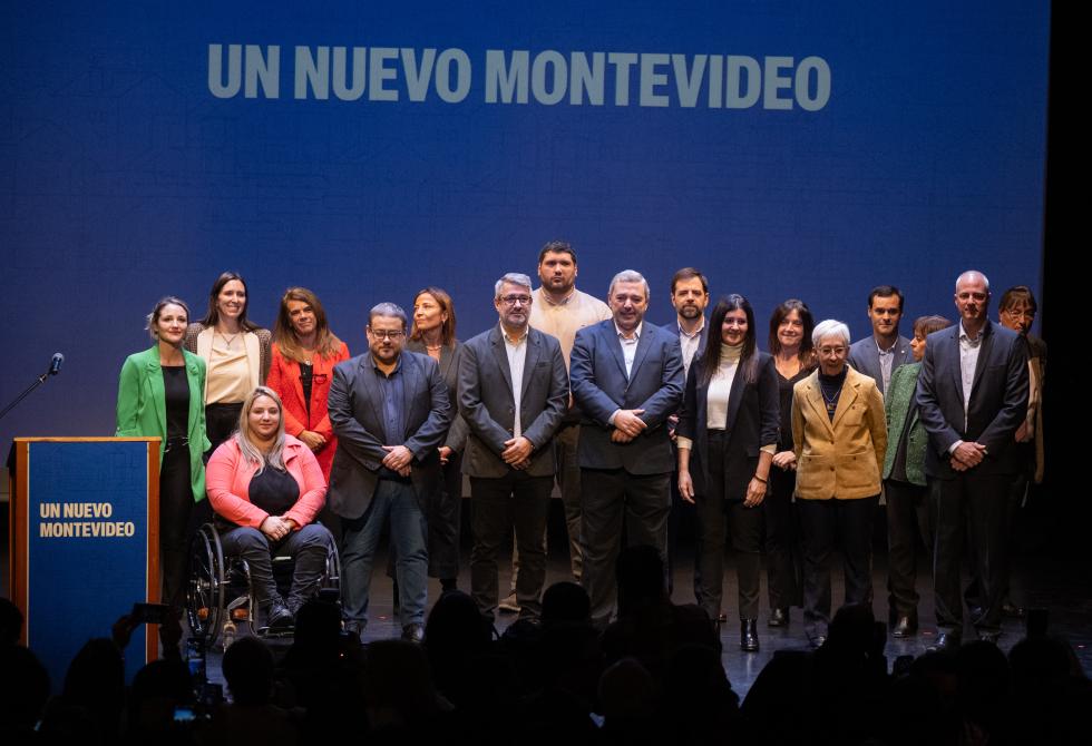 20250616dicimouyvc0081.jpg Presentación del equipo de gobierno de la intendencia de Montev